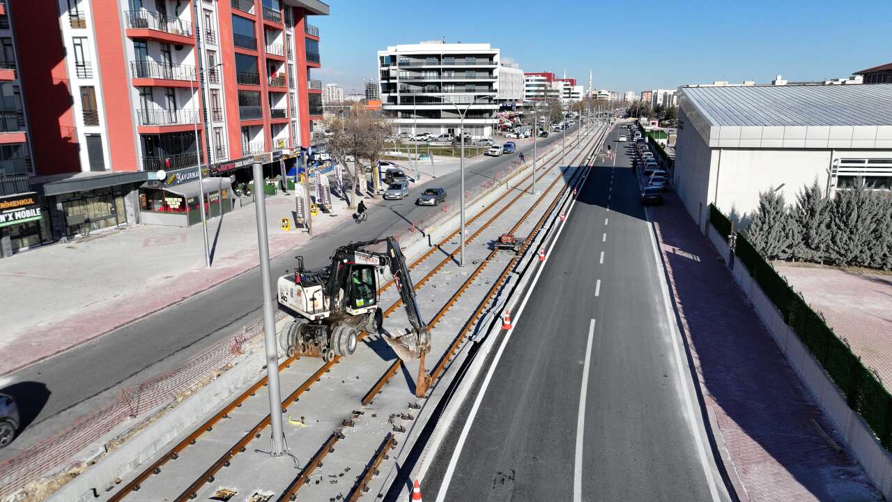 Konya’nın yeni raylı sistem hattında sona gelindi 4